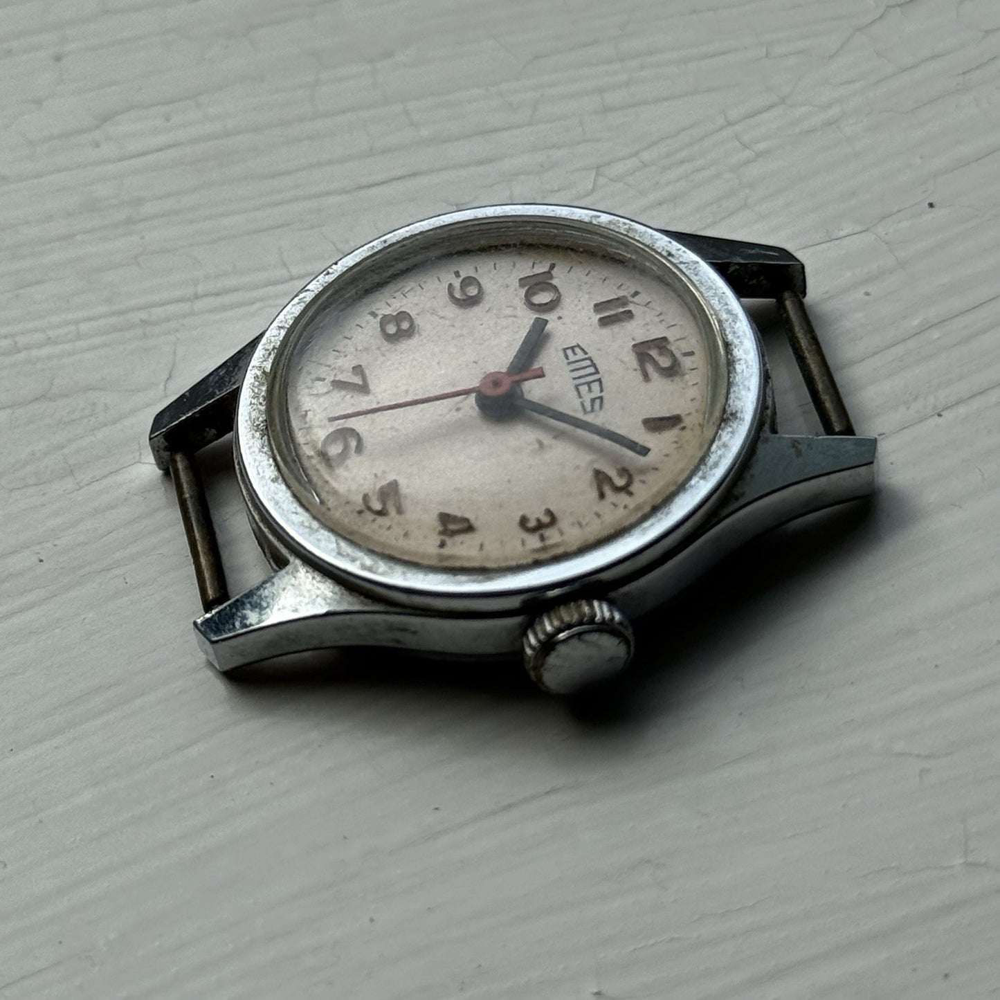 25mm Emes Germany EB 8481-74 Vintage Swiss Manual Wind Watch PARTS / REPAIR