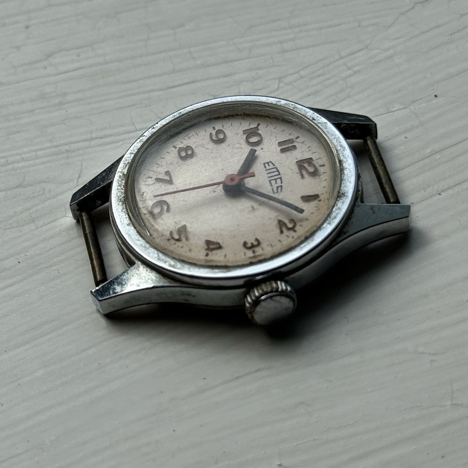 25mm Emes Germany EB 8481-74 Vintage Swiss Manual Wind Watch PARTS / REPAIR