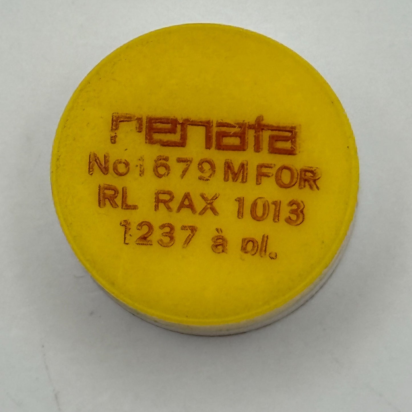 RL RAX 1013 1237 Balance Wheel Complete And Spring 1679 M Watch Movement Parts