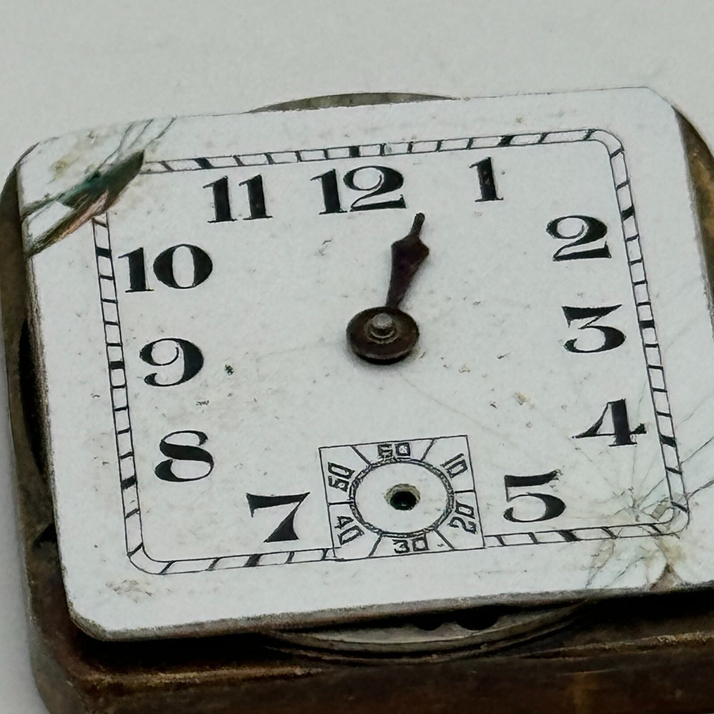 23.3mm Marvin U.S Patent Sub Seconds Trench Watch Movement Manual Wind PARTS