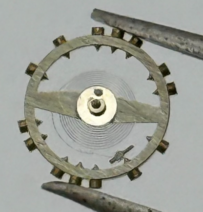 AS 976 1012 Balance Wheel Complete And Spring  29 M Watch Movement Parts NOS