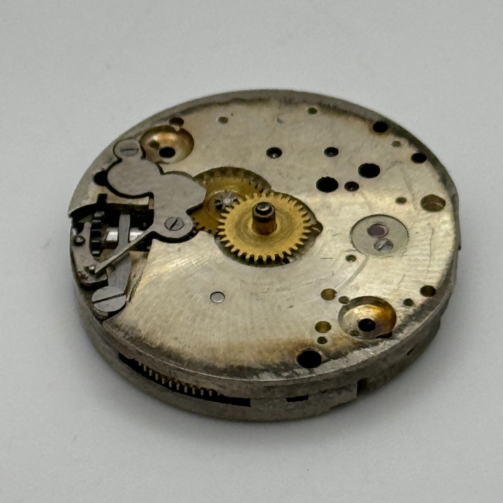 23.6mm Balance Ok 15 Jewels 3 Adj Swiss Vintage Manual Wind Watch Movement PARTS