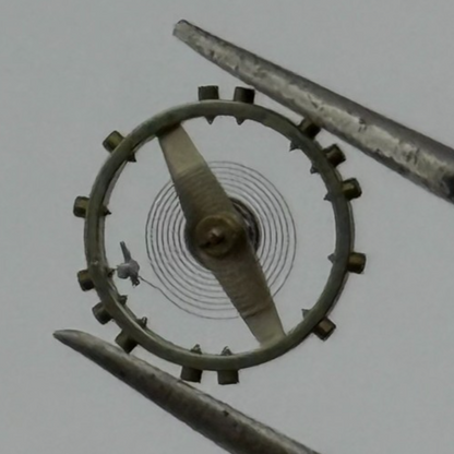 AS 1051 Balance Wheel Complete And Spring 5 1/4’’’ 34 M Watch Movement Parts NOS