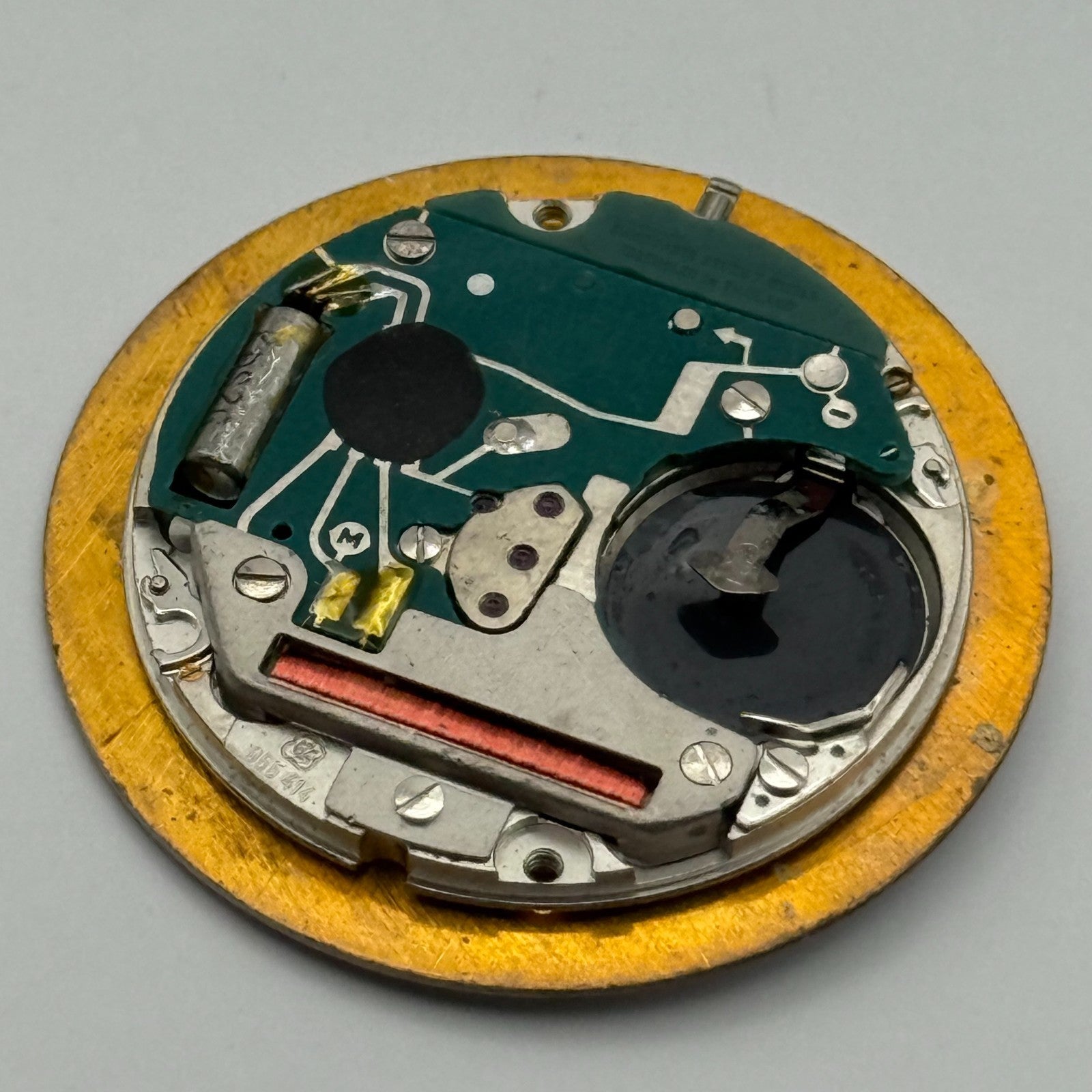ETA 955.414 Quartz Watch Movement Geneve Date Vintage Swiss Parts Repair 23.8mm