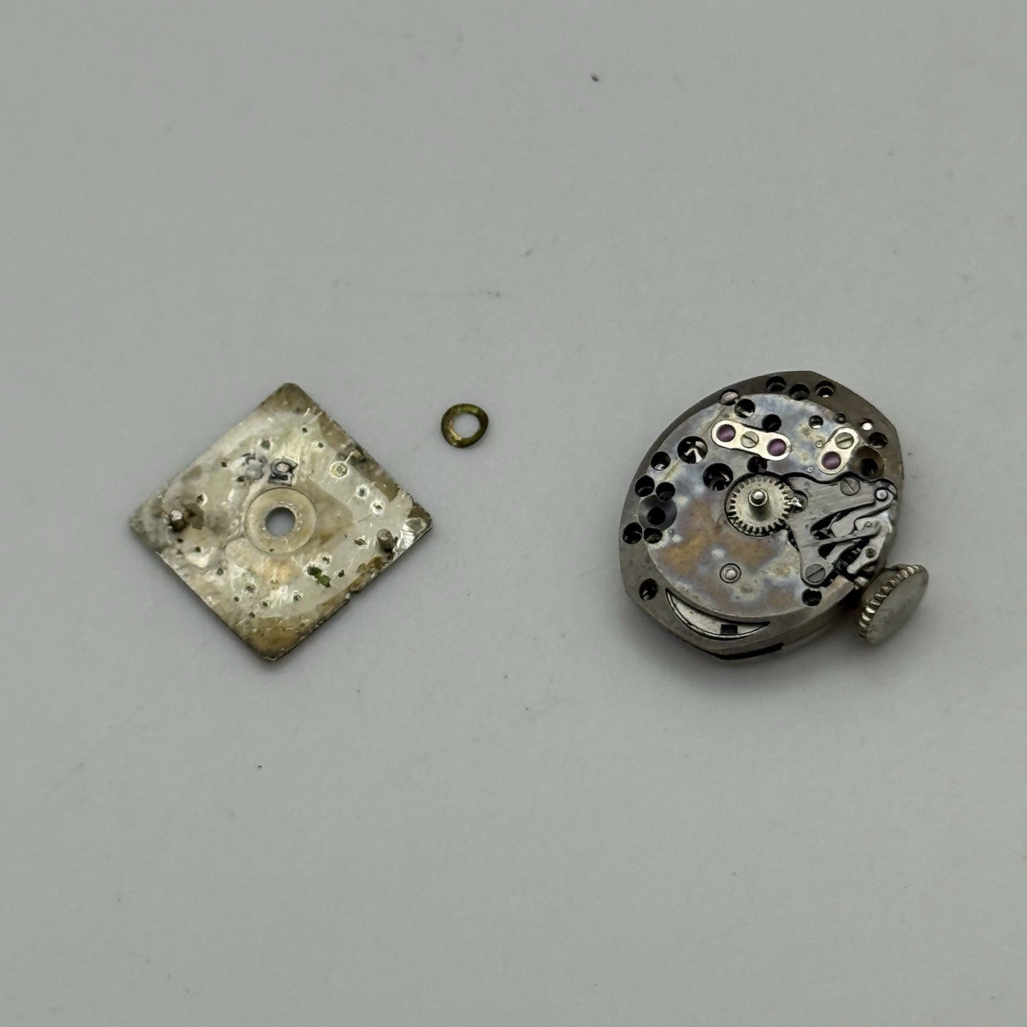 13.2mn Vintage Ladies Bulova 5AD Manual Wind Swiss Watch Movement PARTS REPAIR