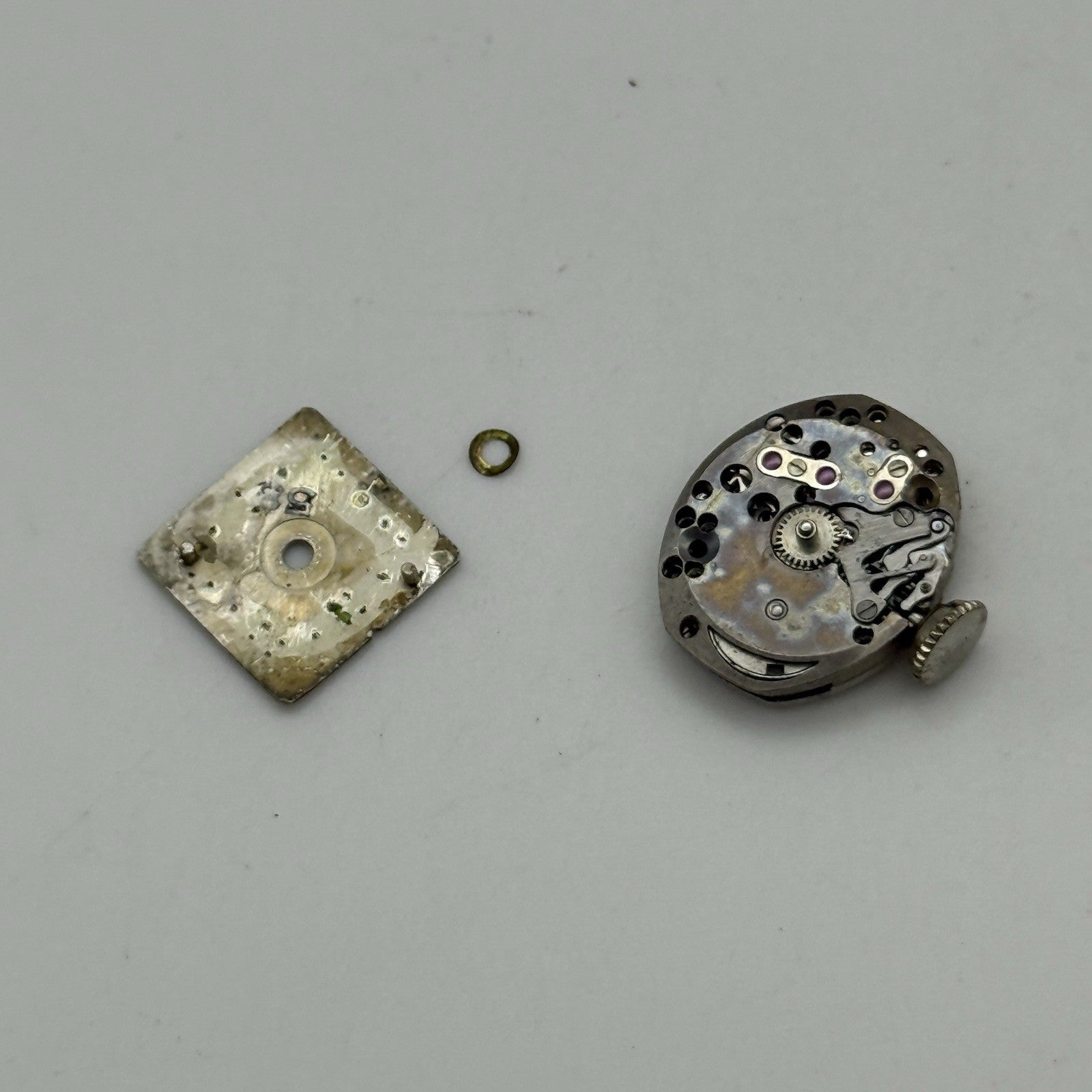 13.2mn Vintage Ladies Bulova 5AD Manual Wind Swiss Watch Movement PARTS REPAIR