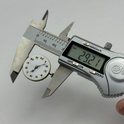 25.3mm Men's Syren Quality Trench Watch Movement Swiss Vintage 15 Jewels PARTS