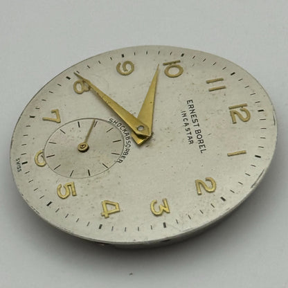 26mm Ernest Borel Incastar Manual Wind 17 Jewels Watch Movement Swiss Made PARTS
