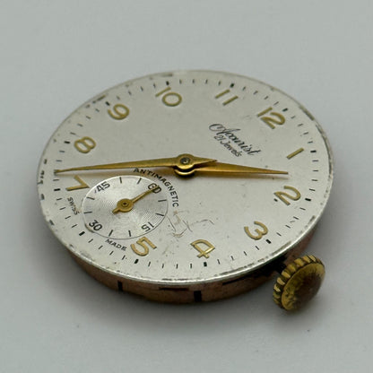 Accurist AS 984 Watch Movement Manual Wind Vintage Swiss Parts Repair 23.6mm