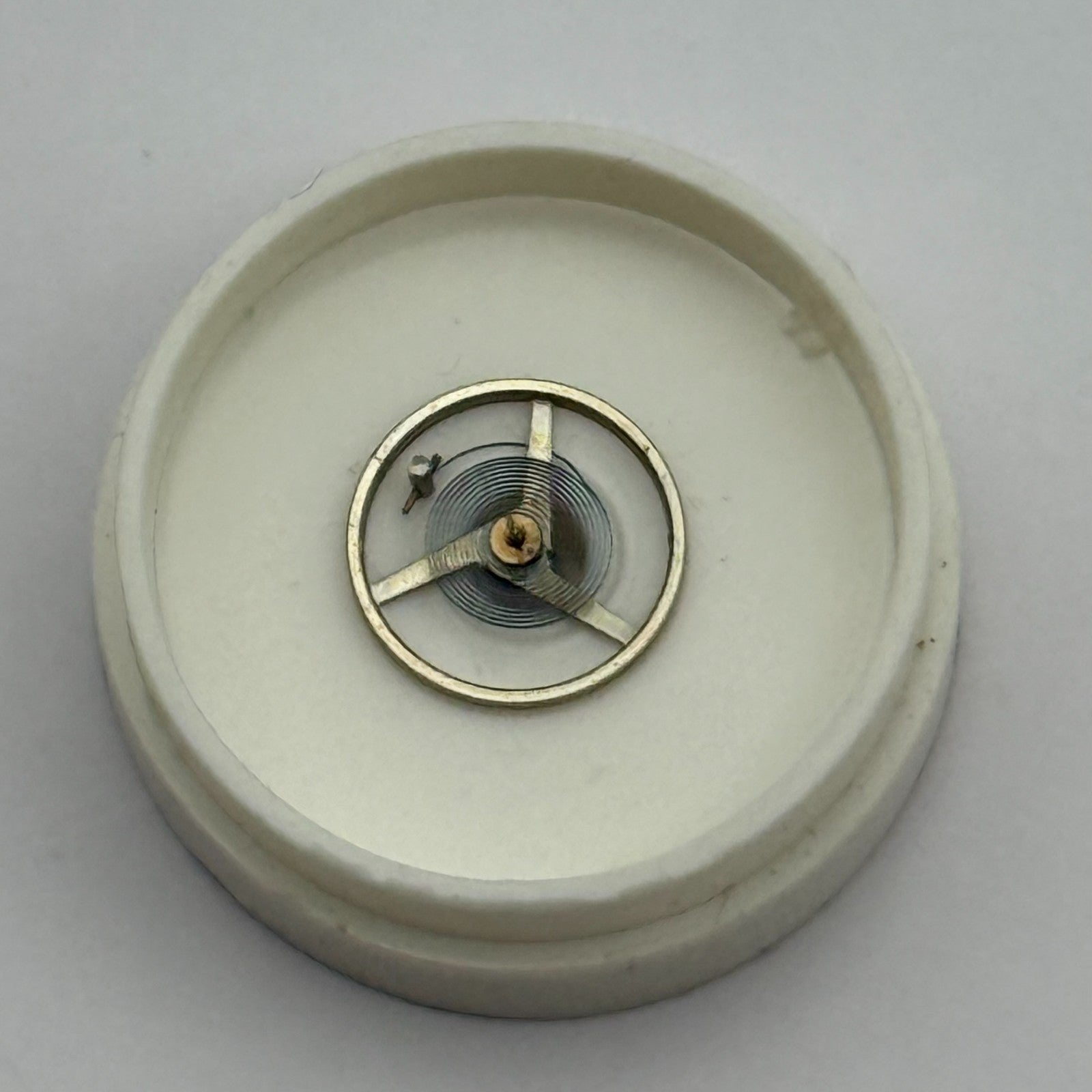 Felsa 4452? Balance Wheel Complete And Spring Ord + Inca Watch Movement Parts