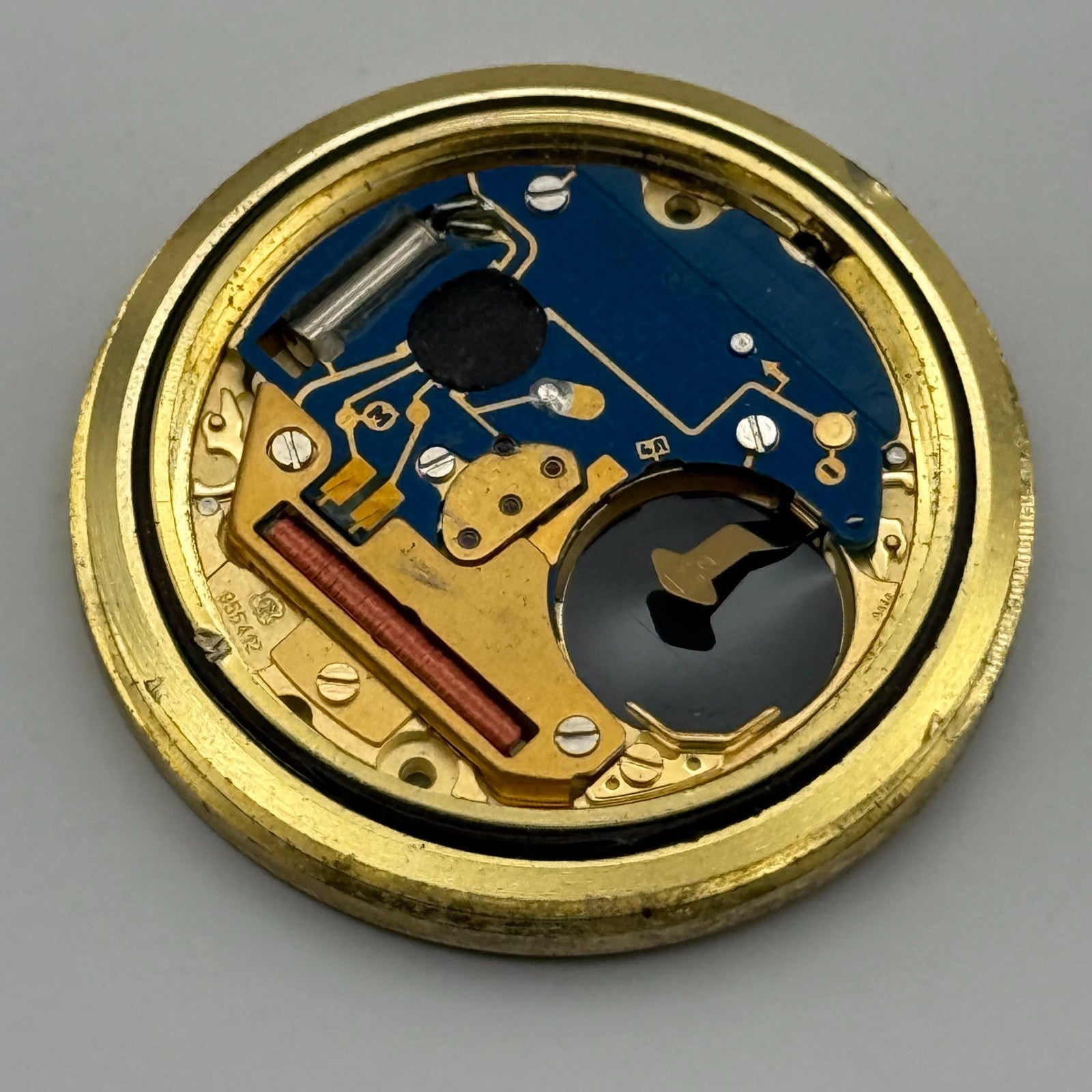 ETA 955.412 Quartz Watch Movement Rotary Elite Date Vintage Parts Repair 31mm