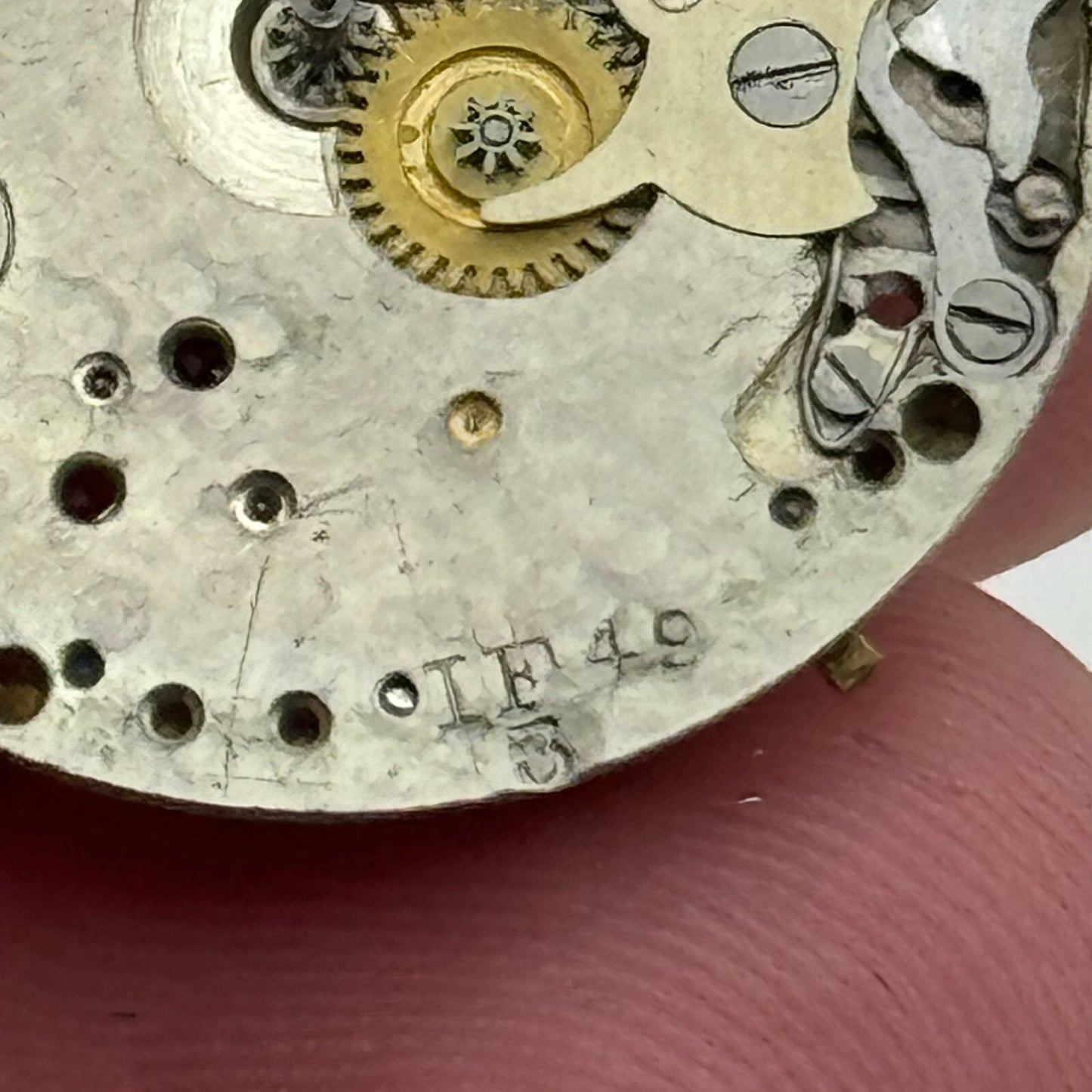 25mm Steiger HP Unidentified Manual Wind Swiss Watch Movement Vintage PARTS