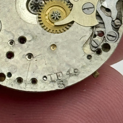 25mm Steiger HP Unidentified Manual Wind Swiss Watch Movement Vintage PARTS