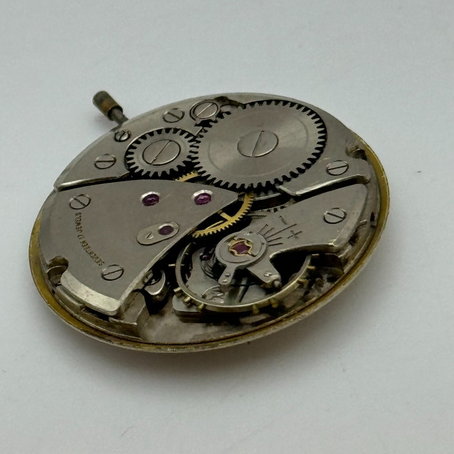 25.8mm Men's Verity FHF 72 Manual Wind 17 Jewels Swiss Made Watch Movement PARTS