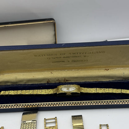 Bundle Of 12 Vintage Gold Plated Ladies Watches Mechanical Job Lot Parts Repair