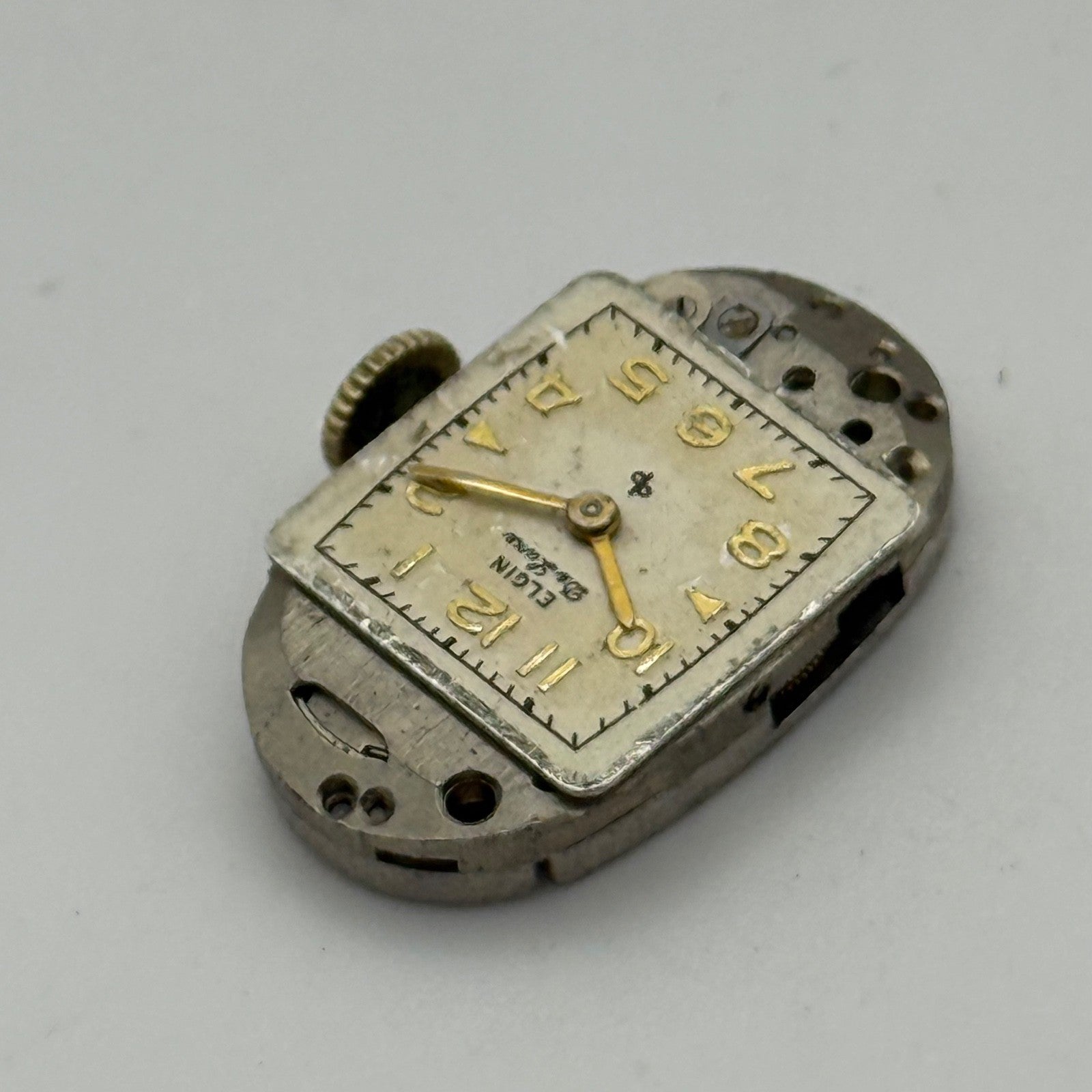Elgin Grade 533 Model 2 Watch Movement 1947 De Luxe American Parts Repair