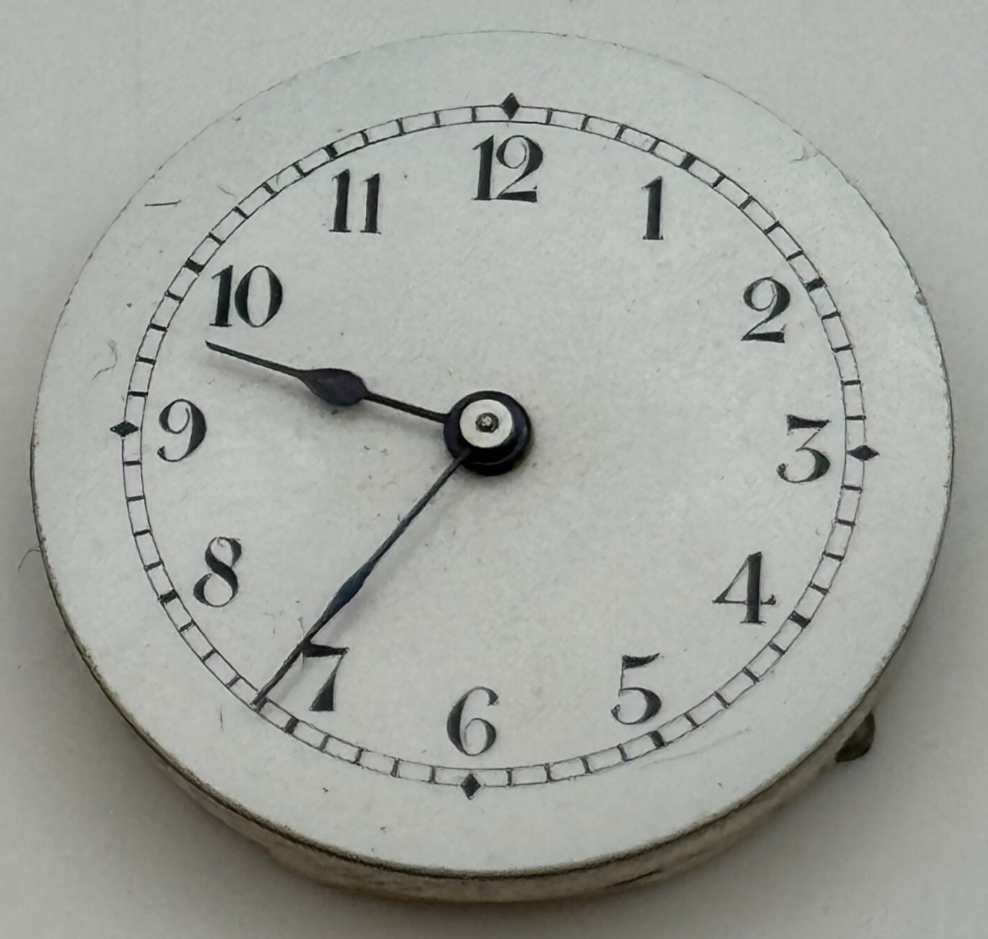 24.9mm Unidentified Balance Intact Trench Watch Movement Manual Wind Swiss PARTS