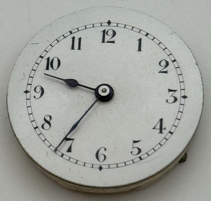 24.9mm Unidentified Balance Intact Trench Watch Movement Manual Wind Swiss PARTS