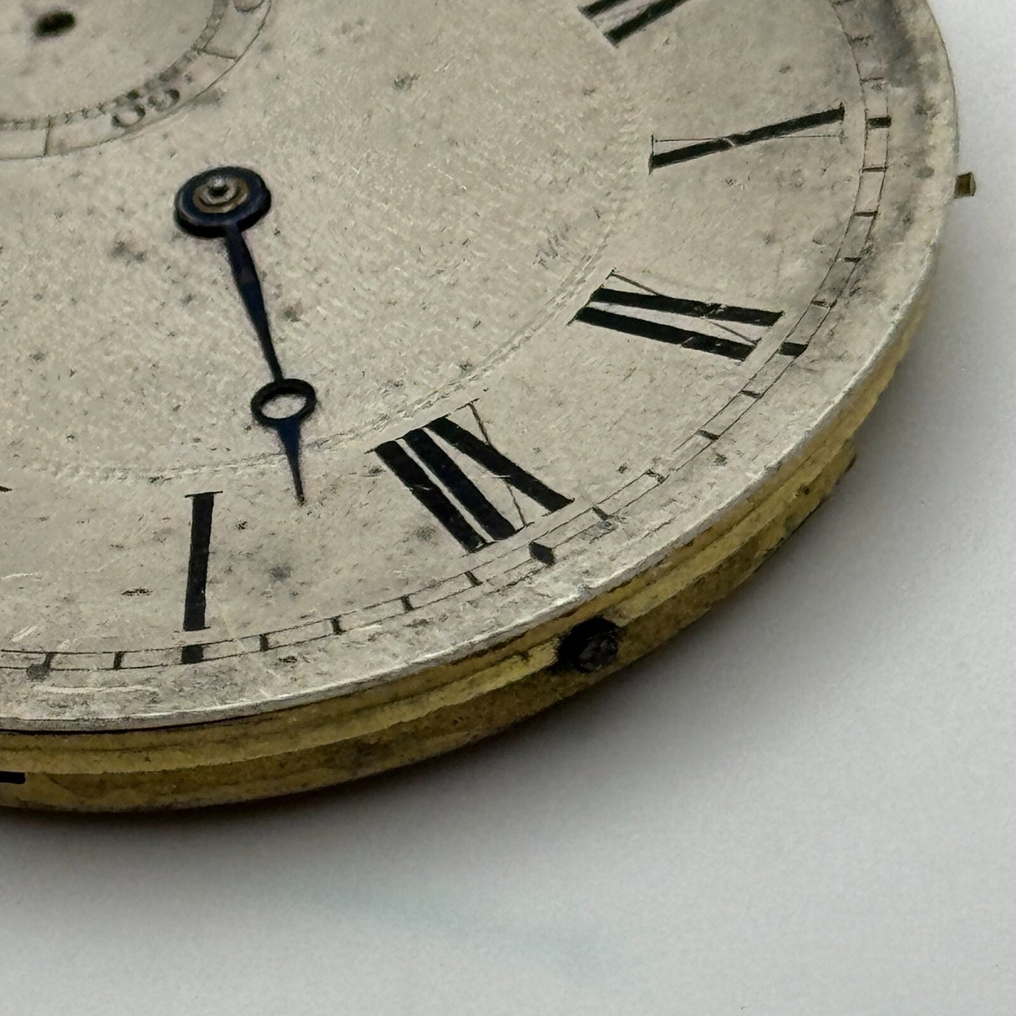 42.1mm Vintage Open Face Swiss Pocket Watch Movement PARTS REPAIR SPARES