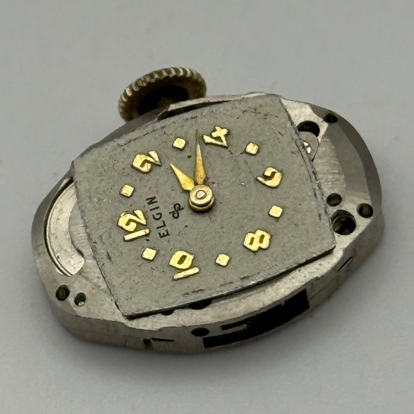 Elgin 662 Watch Movement 17 Jewels USA Vintage American Parts Repair 14.3mm