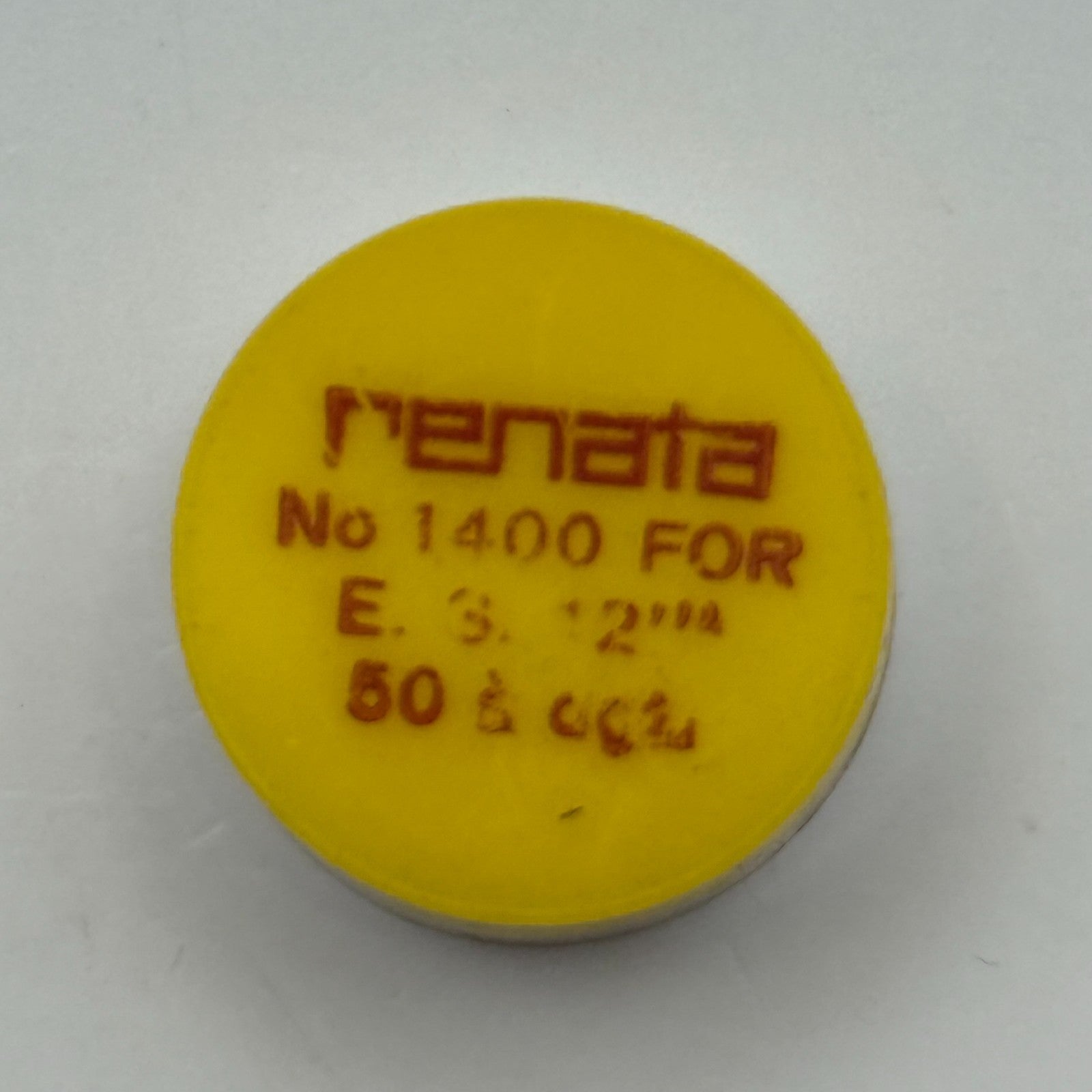 ES 50 Balance Complete a dgt 12’’’ Renata 1400 Watch Movement Parts Vintage