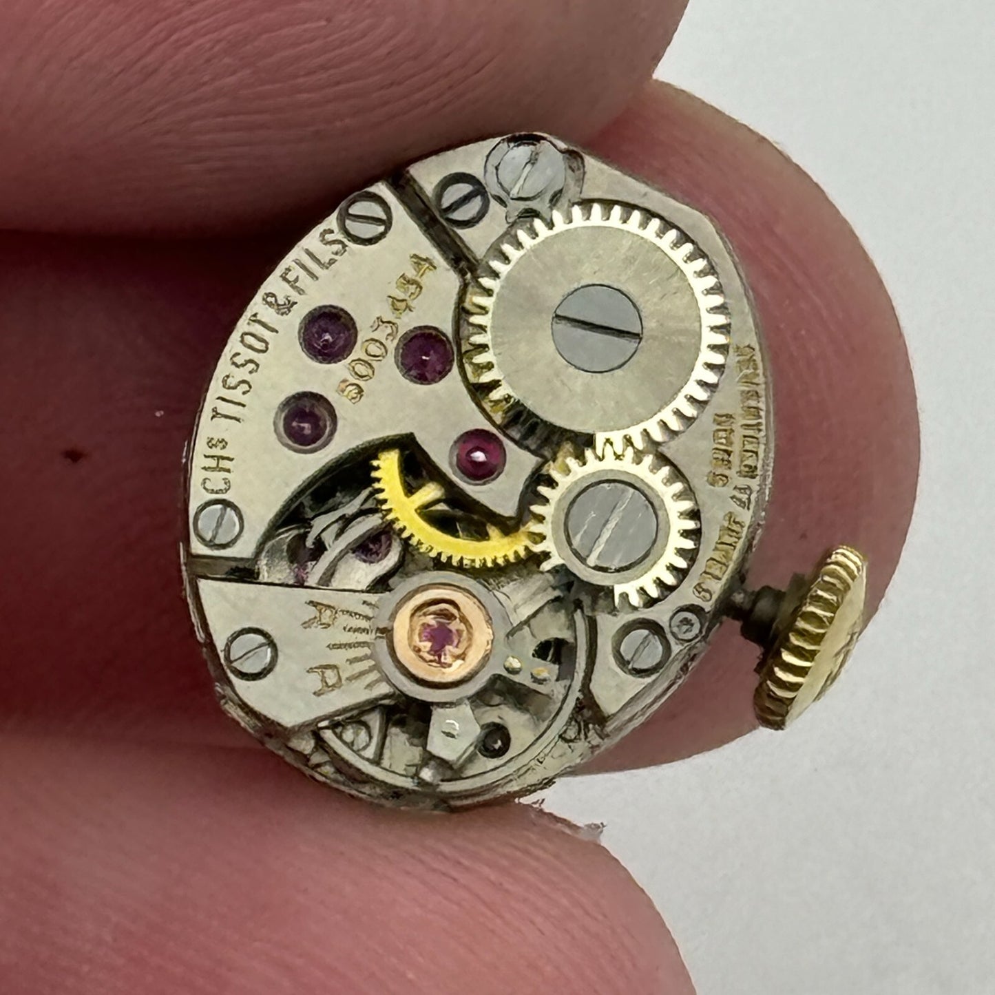 12.9mm Tissot 12.9-E9 Swiss 17 Jewels Manual Wind Ladies Watch Movement PARTS