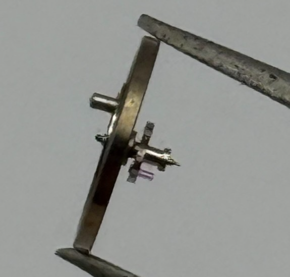 Oris 380 Balance Wheel Complete And Spring 6 3/4-8''' 398 M Watch Movement Parts