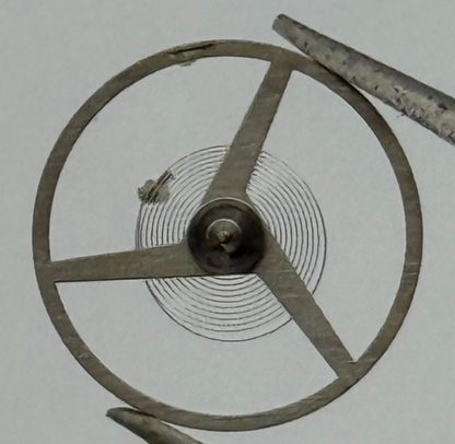 ETA 2390 2401 Balance Wheel Complete And Spring 616 M Watch Movement Parts 