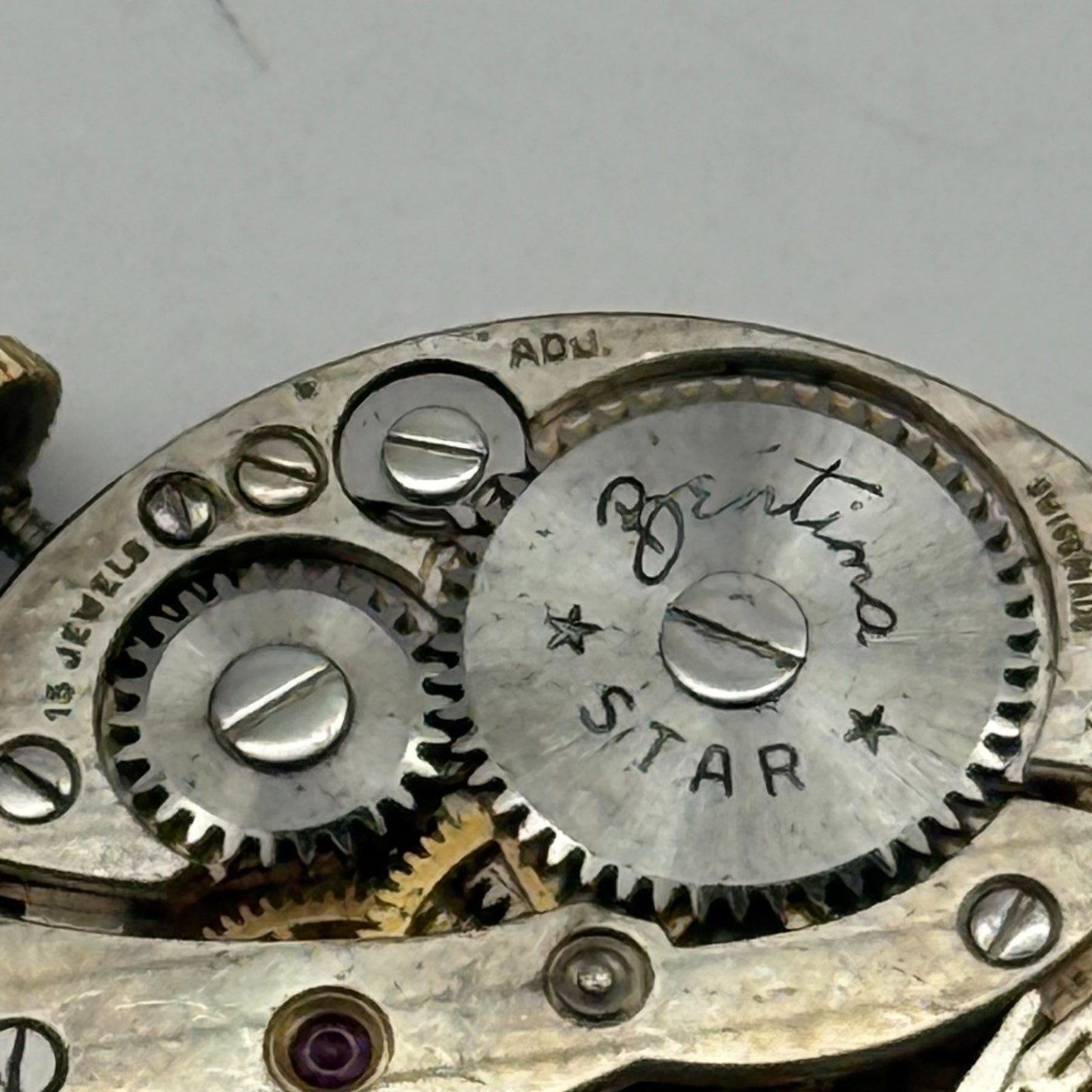 ETA 1260 Watch Movement Bentima Star Manual Wind Vintage Parts Repair 23.6mm