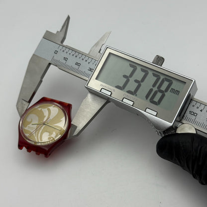 33mm Vintage 1990 Swatch GR106 Louis Watch UNTESTED PARTS REPAIR