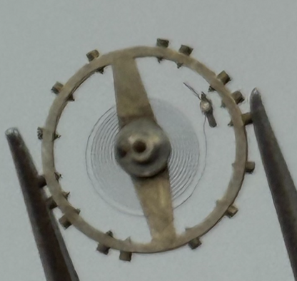 ETA 411 Balance Complete 6 3/4''' Renata Watch Movement Parts Vintage NOS