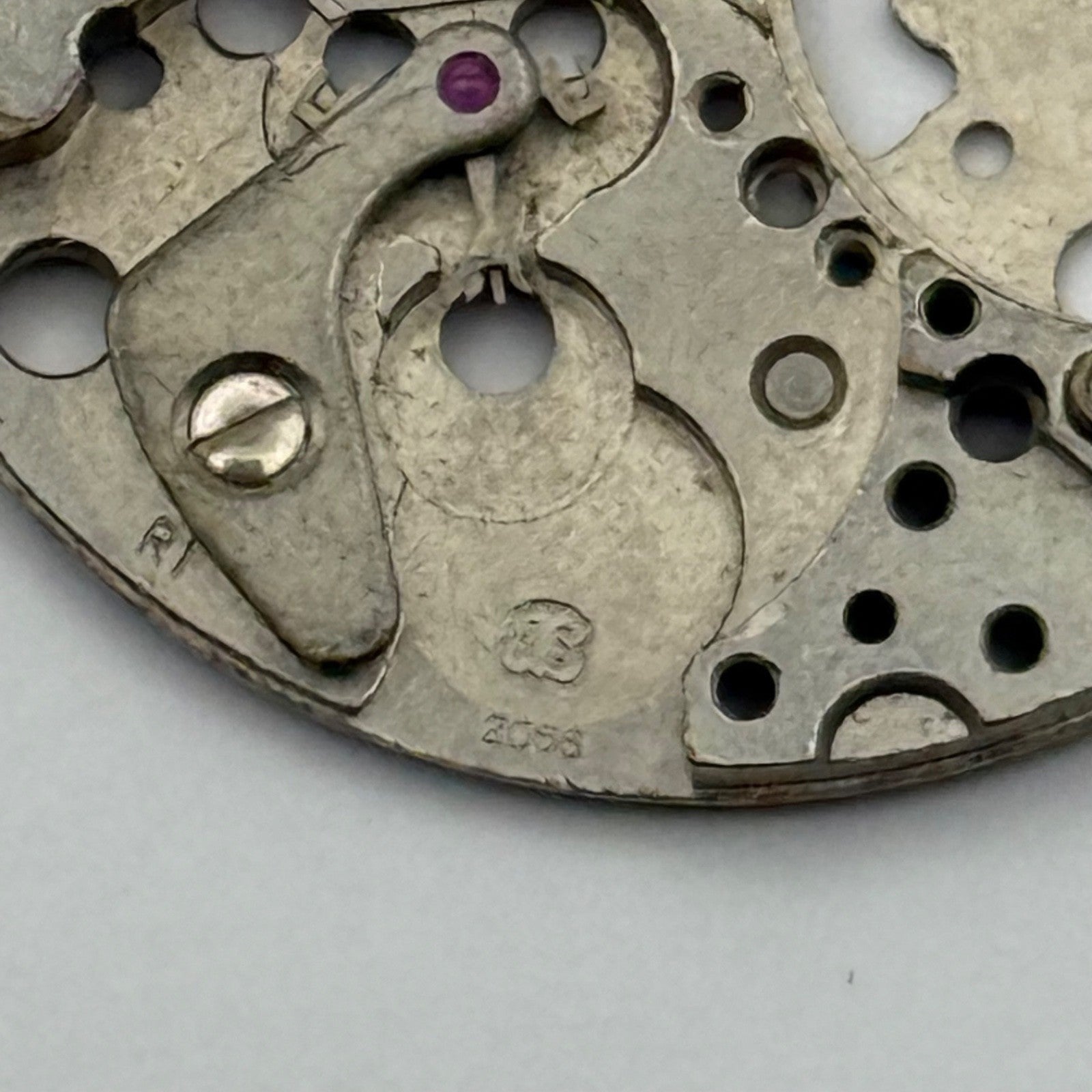 AS 2066 Watch Movement Main Plate Manual Wind Vintage Swiss Parts Repair 25.9mm