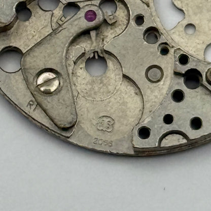 AS 2066 Watch Movement Main Plate Manual Wind Vintage Swiss Parts Repair 25.9mm