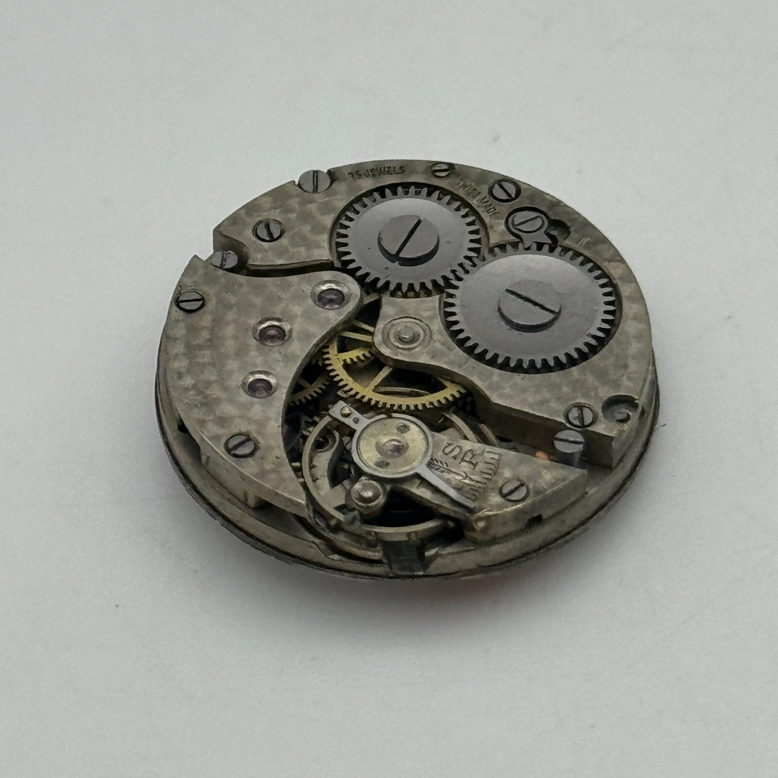 23.6mm 15 Jewels Swiss Porcelain Dial Trench Watch Movement Manual Wind PARTS