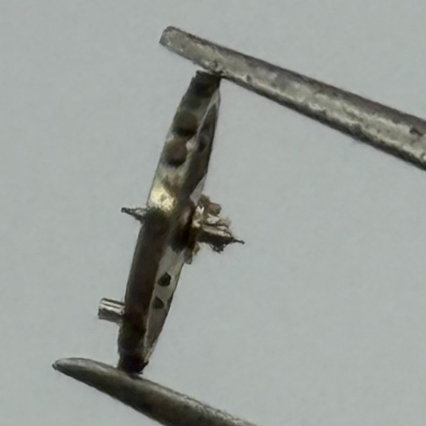 FHF 159 Balance Wheel Complete And Spring 3-10’’’ 190 M Watch Movement Parts NOS