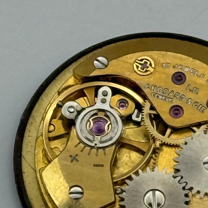 Kutchinsky Chopard & Cie Geneve ETA 2512 Watch Movement Stone Dial Running