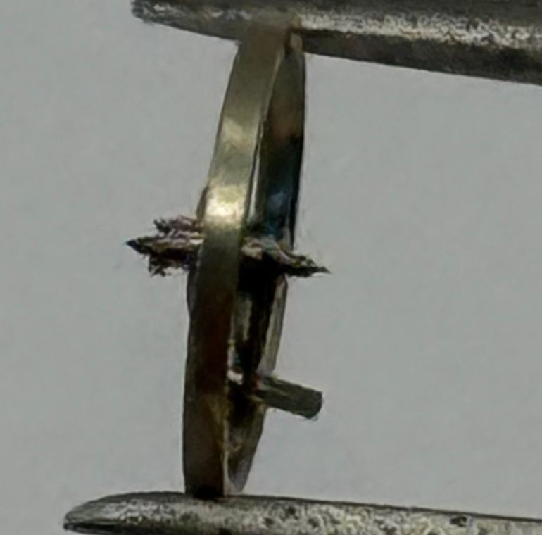 AS 1977 Balance Wheel Complete And Spring 5½’’’ 1740 M Watch Movement Parts 