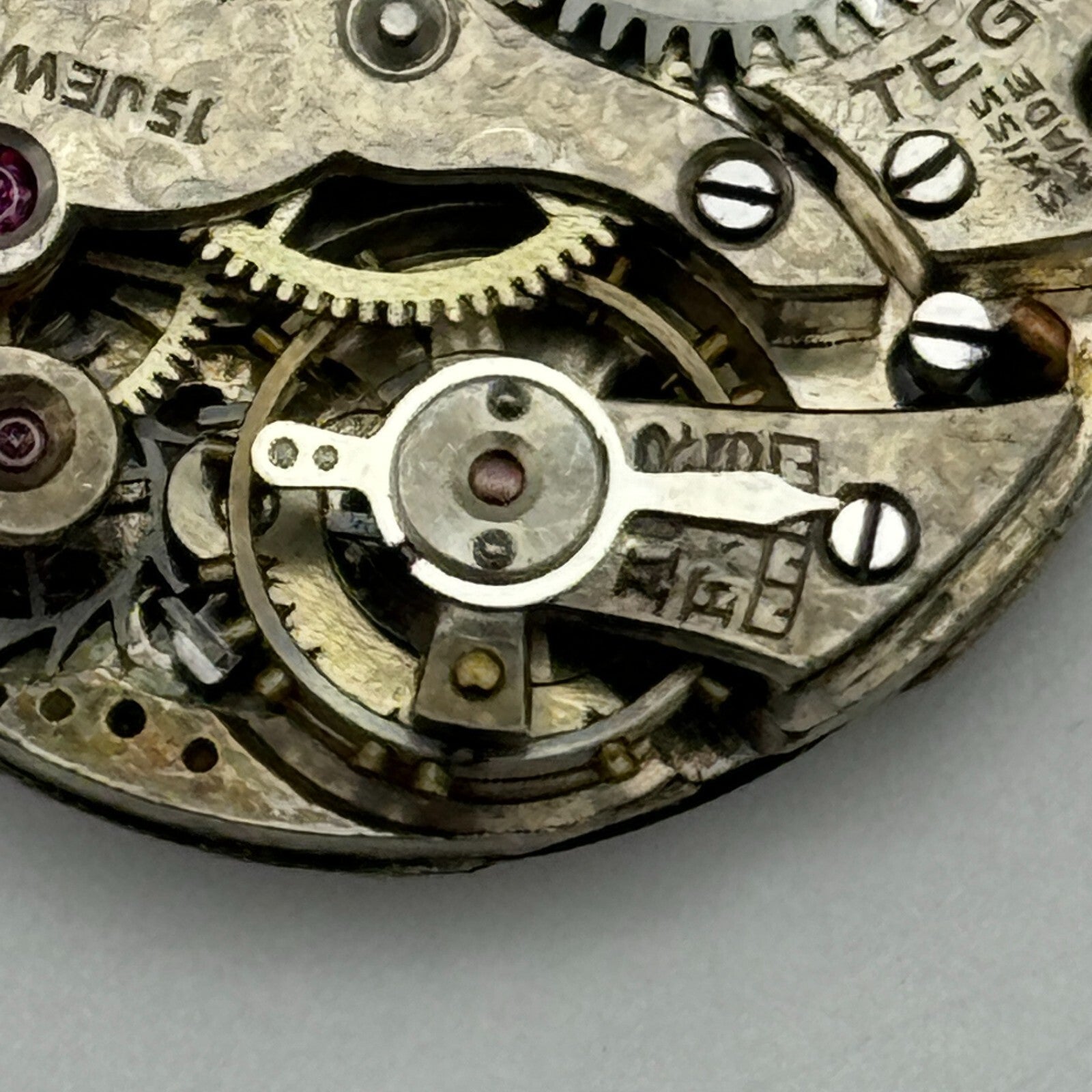 23.7mm Tegra 15 Jewels Swiss Porcelain Dial Trench Watch Movement Manual Wind