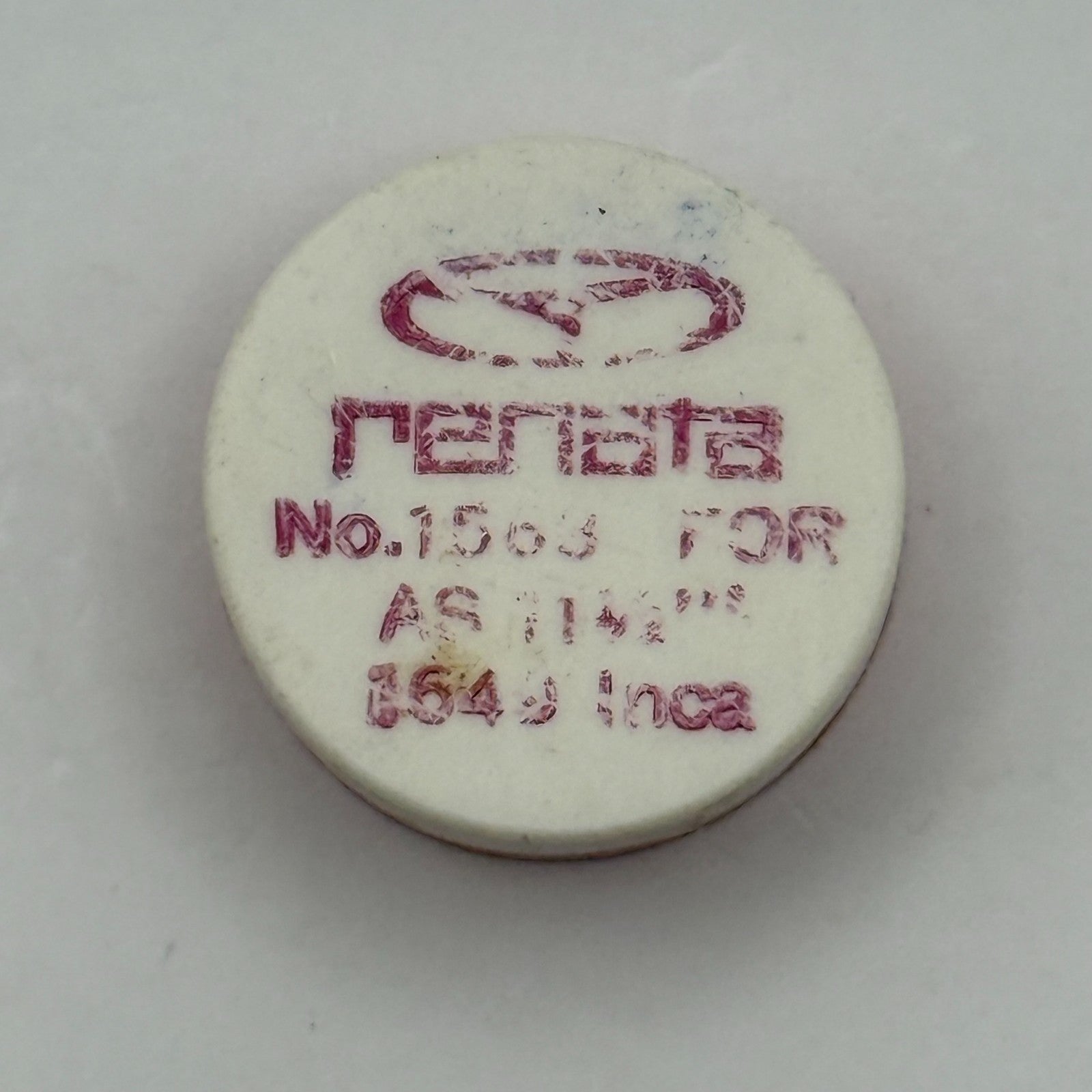 AS 1649 Balance Complete 11 1/2’’’ Inca Renata 1563 Watch Movement Parts Vintage