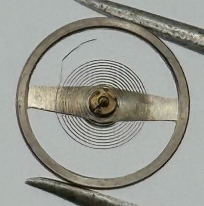 Ebosa 52 Balance Wheel Complete And Spring 5 1/4''' 130 Watch Movement Parts 