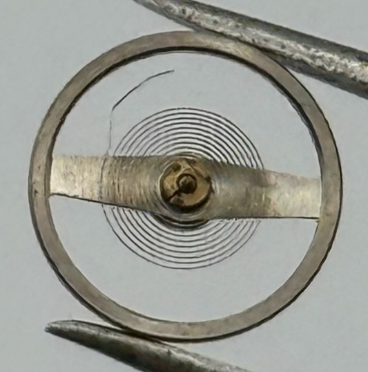 Ebosa 52 Balance Wheel Complete And Spring 5 1/4''' 130 Watch Movement Parts 