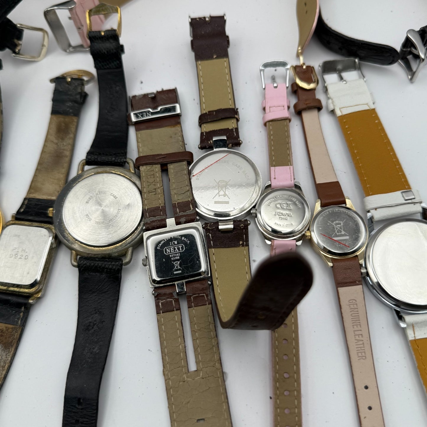 Bundle Of 15 Quartz Watches Job Lot Modern / Vintage Untested Parts / Repair
