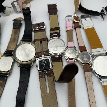 Bundle Of 15 Quartz Watches Job Lot Modern / Vintage Untested Parts / Repair
