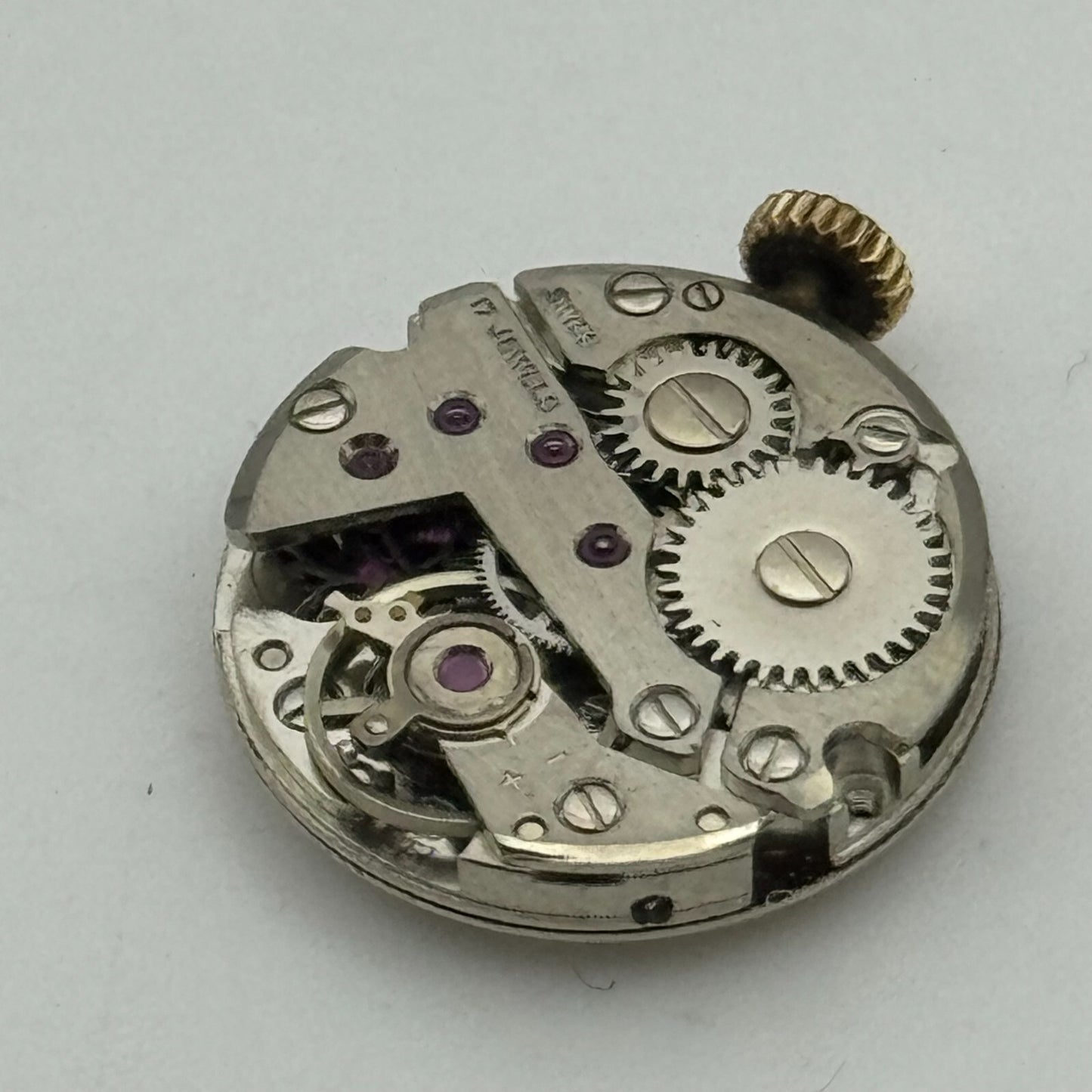 17.4mm Running FHF 351 Thermidor Manual Wind Swiss Watch Movement Vintage PARTS