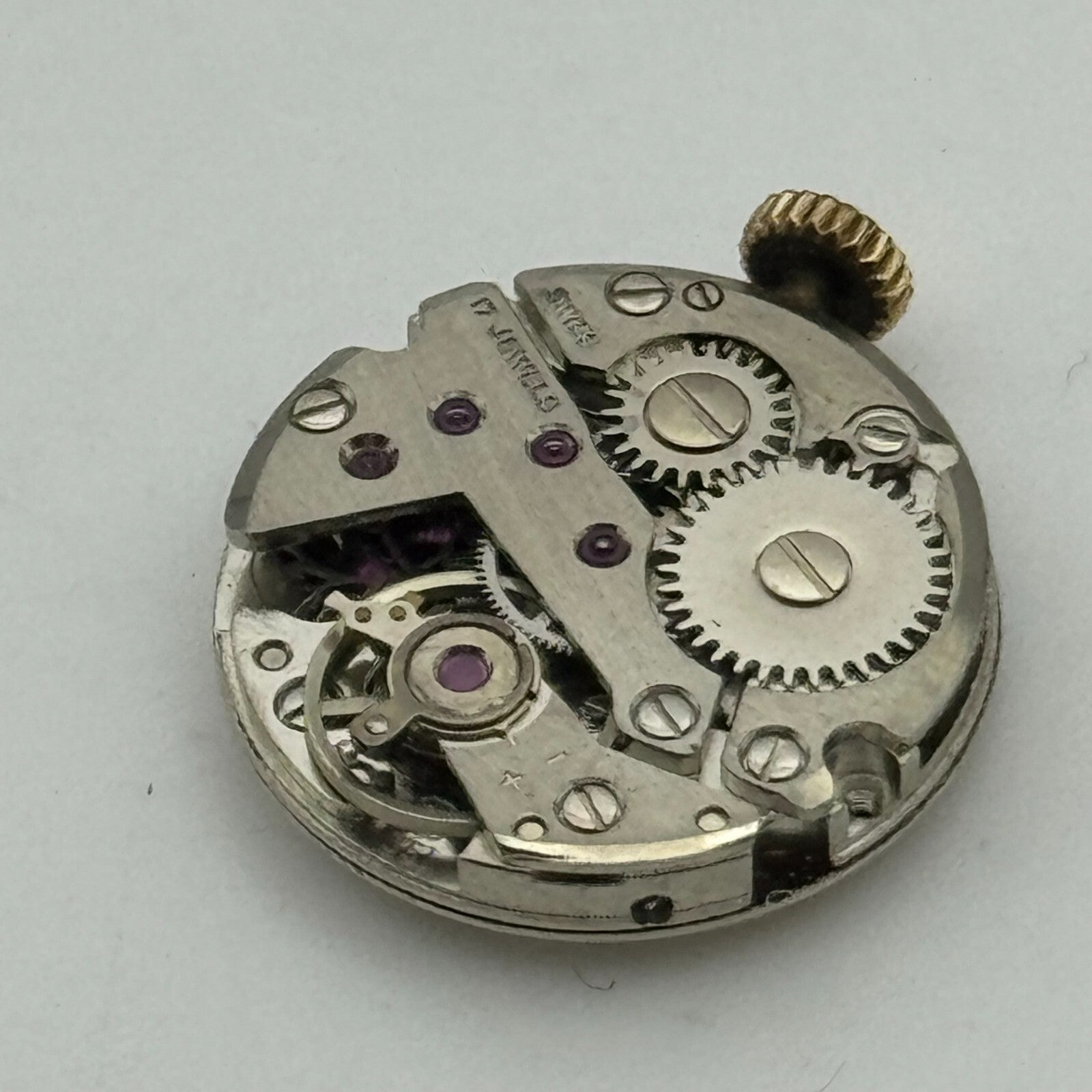 17.4mm Running FHF 351 Thermidor Manual Wind Swiss Watch Movement Vintage PARTS