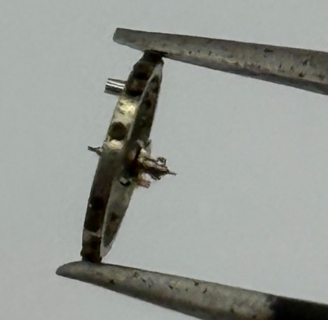 FHF 159 Balance Wheel Complete And Spring 3-10’’’ 190 M Watch Movement Parts NOS