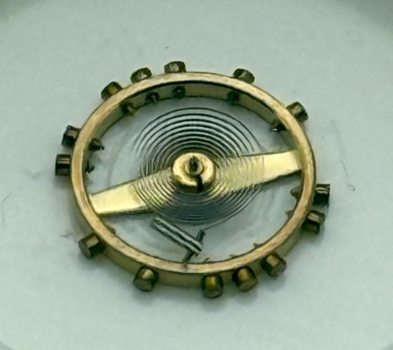 AS 1677 Balance Wheel Complete And Spring Inca 1224 M Watch Movement Parts NOS