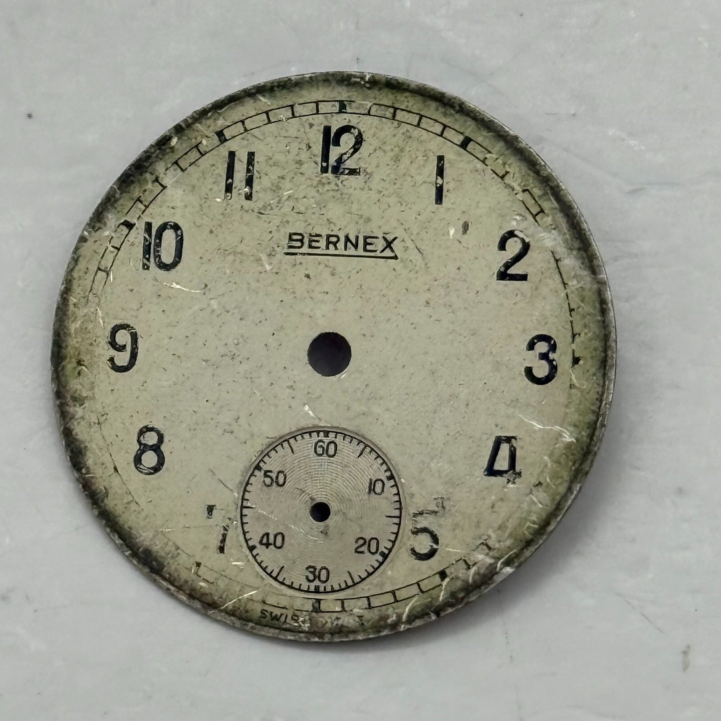 23.5mm Running Vintage Symbol Bernex No 3 Manual Wind Watch Movement PARTS