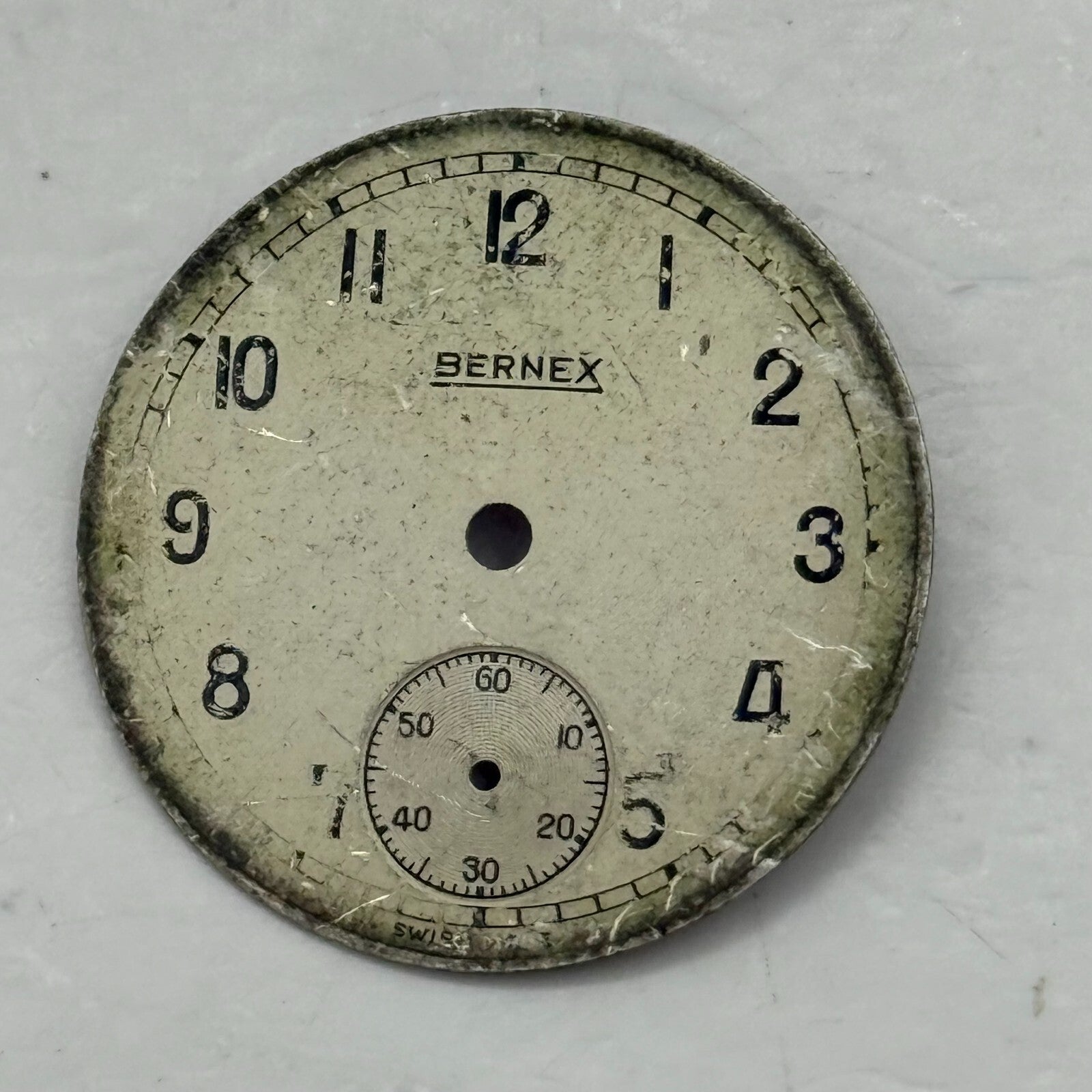 23.5mm Running Vintage Symbol Bernex No 3 Manual Wind Watch Movement PARTS