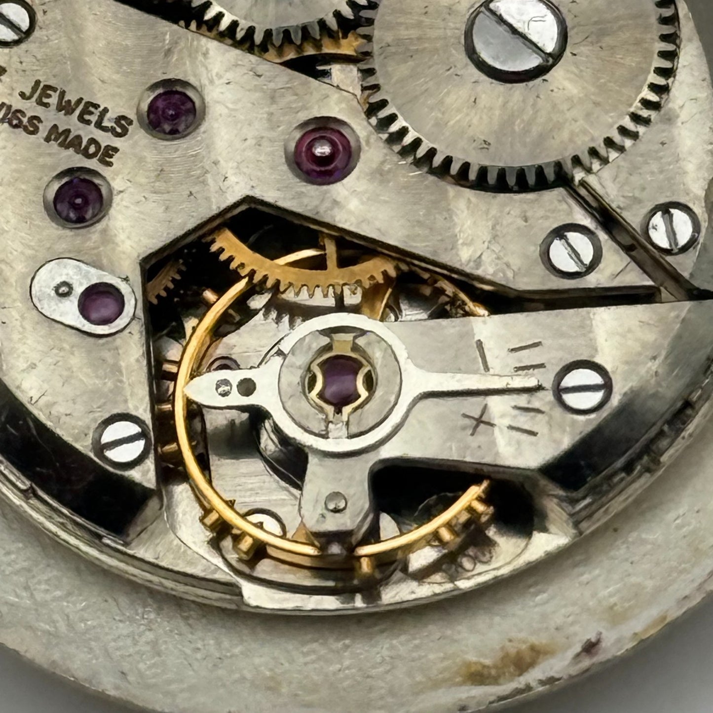 Garrard ETA 900 Watch Movement Manual Wind Vintage Swiss Parts Repair 23.6mm